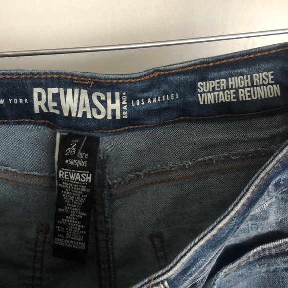 Super high rise distressed jeans - Picture 2 of 8